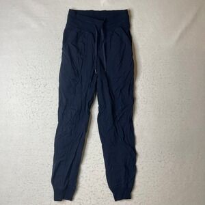 Lululemon Align High Rise Jogger Pants Navy Blue Women's Size 2